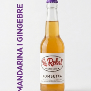 Kombutxa Gingebre-Mandarina LA REBEL 750ml.