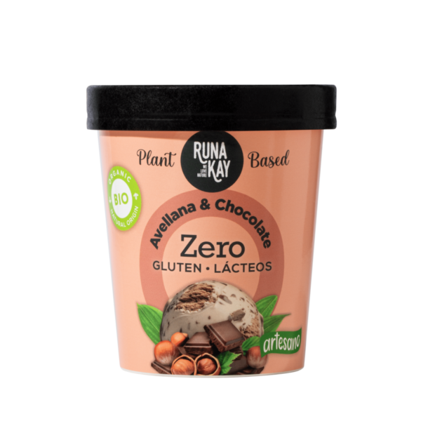 Gelat Artesà BIO Avellana i Xocolata 130ml.