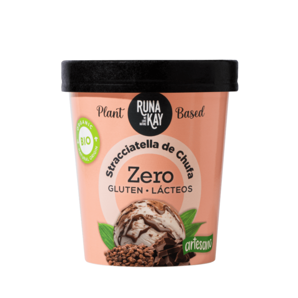 Gelat Artesà BIO Stracciatella de Xufa 460ml.