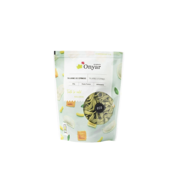 Tallarines Espinacs ECO 250grs.
